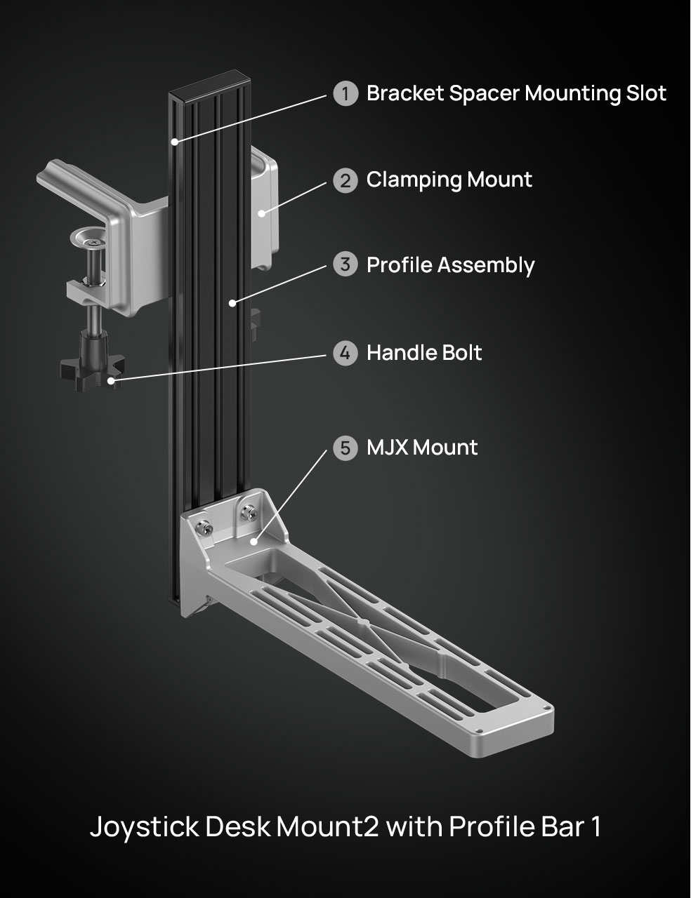 PurchaseJoystick Desk Mount2 with Profile Bar 1-Offical
