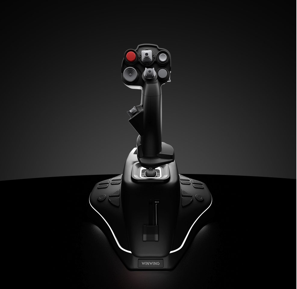PC用ゲームコントローラー・コンバーター Winwing Ursa Minor R Jet fighter Amazon.com: WINWING:URSA MINOR Space Joystick R（PC ONLY